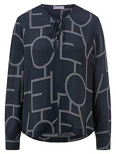 Bluse zum Schlupfen BASLER blau