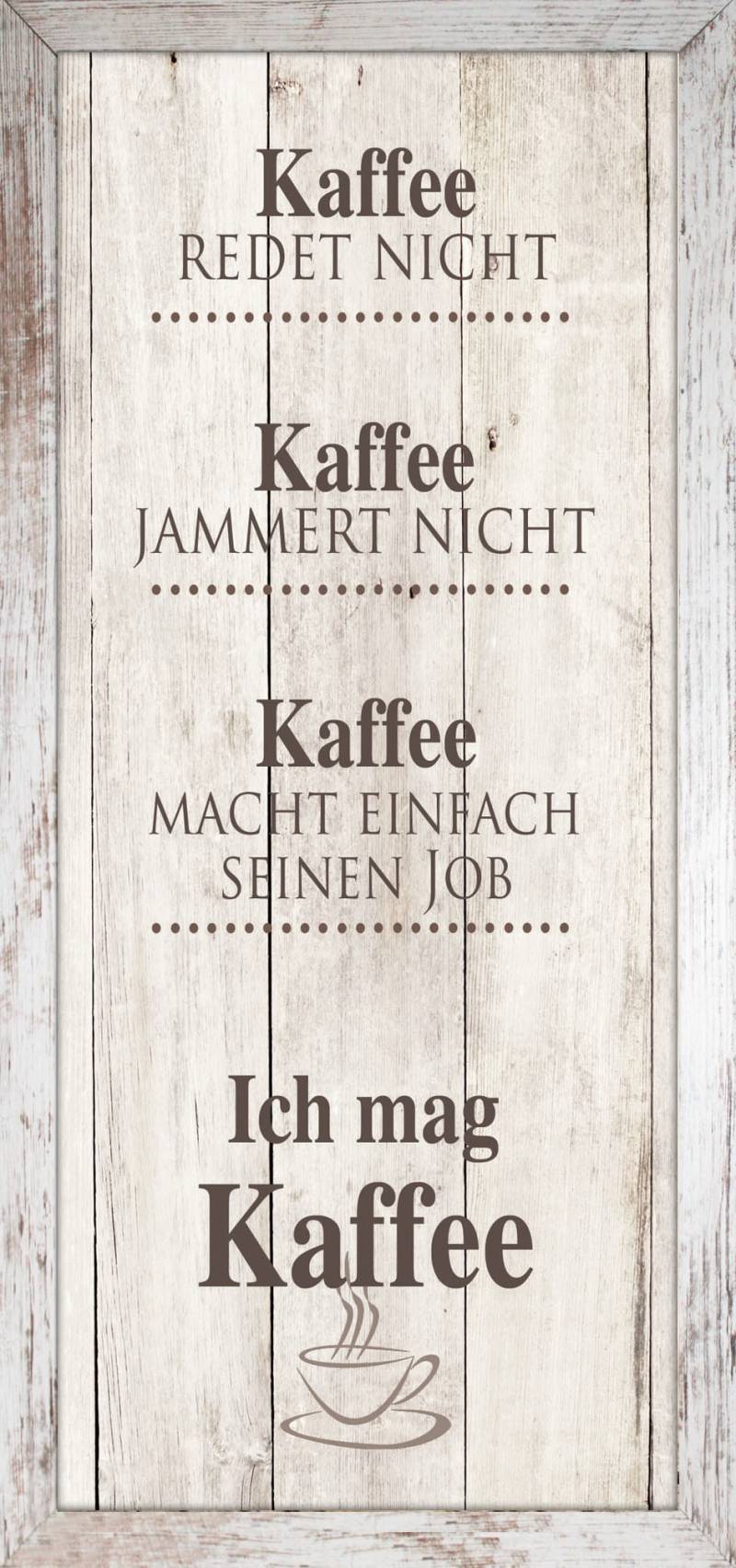 Bönninghoff Bild mit Rahmen "Kaffee", (1 St.) von Bönninghoff