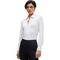 Boss Damen Boanna Extra-Slim Bluse (Weiß)