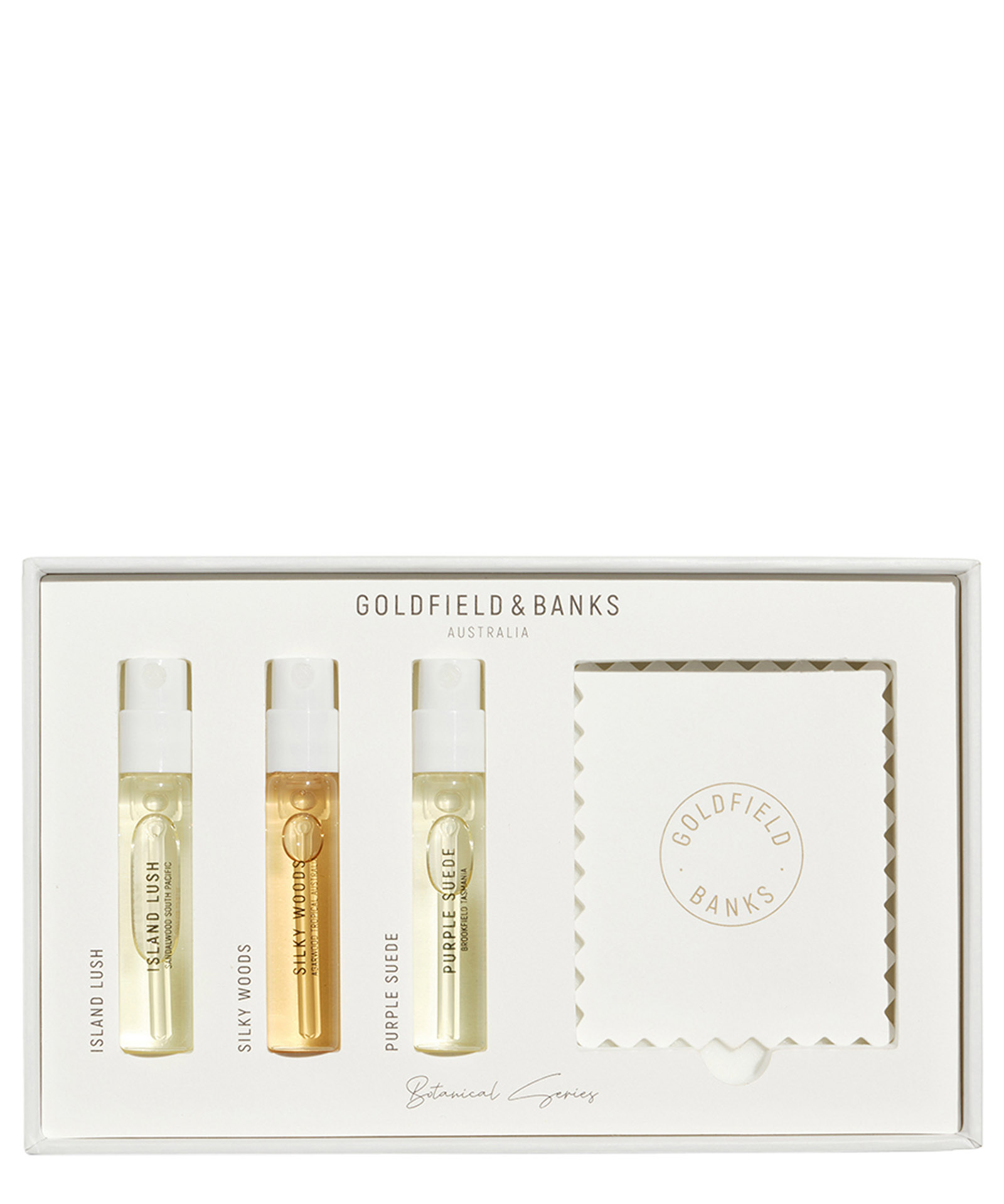 Botanical series luxury sample collection discovery set 3x2 ml