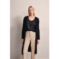 Bugatti Damen Strickjacke mit breiten Rippenbündchen