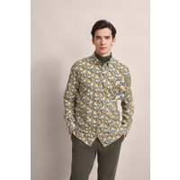 Bugatti Herren Freizeithemd mit Button-Down-Kragen