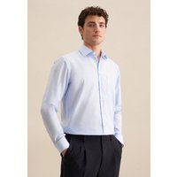 Business Hemd Herren Mittelblau