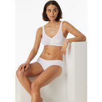 Bustier 2er-Pack mit Cups Organic Cotton weiß - 95/5 80C von Schiesser