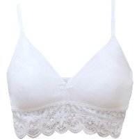 Bustier aus Bio-Baumwolle mit Elastan, weiß von Speidel