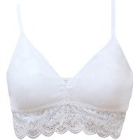 Bustier aus Bio-Baumwolle mit Elastan, weiß von Speidel