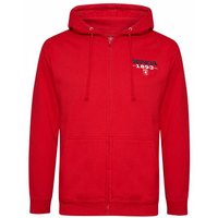 CFC Genua CASTORE Full Zip Herren Hoodie INFGENMON7-22-RED