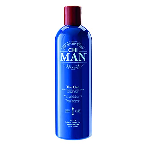 CHI Man The One 3-in-1 Shampoo, Conditioner & Duschgel, 355 ml von CHI