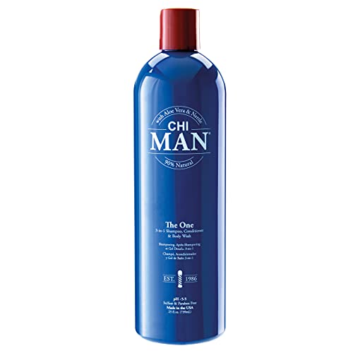 CHI Man The One 3-in-1 Shampoo, Conditioner & Duschgel, 739 ml von CHI