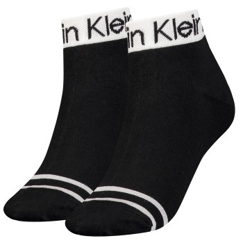 Calvin Klein 2-er-Pack Logo Welt Quarter Socks