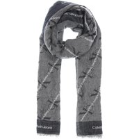 Calvin Klein Jeans Damen Schal, grau, Gr.