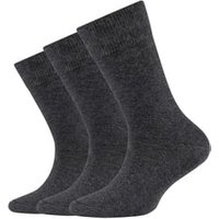 Camano Socken Children ca-soft organic 3er-Pack anthracite von CAMANO