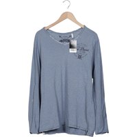 Camp David Herren Langarmshirt, blau, Gr. 54
