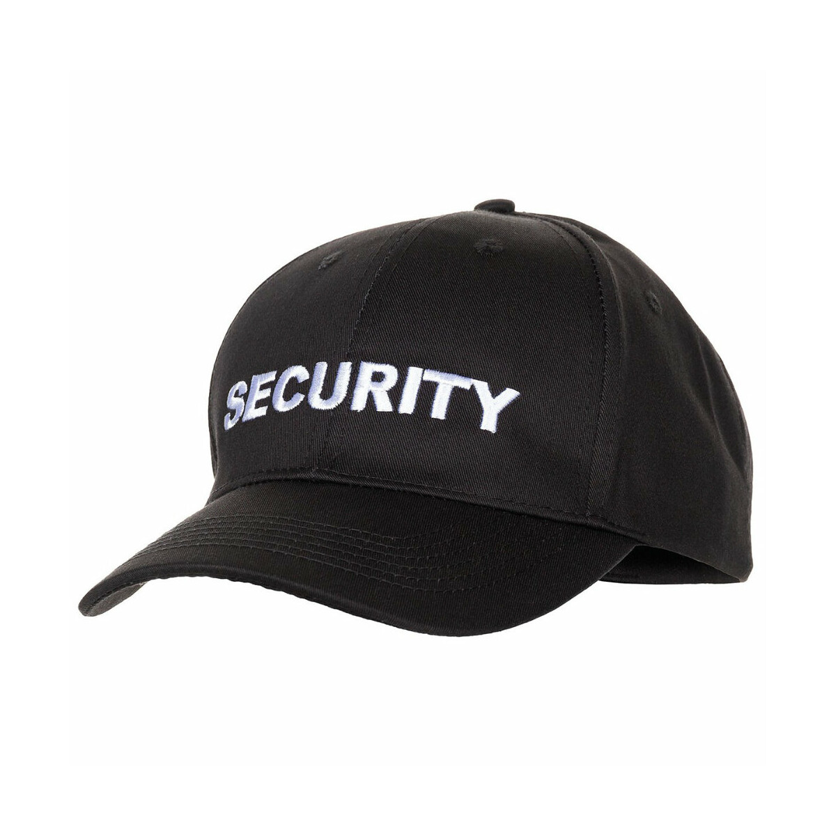 Cap mit Schild, schwarz, bestickt, SECURITY von MFH