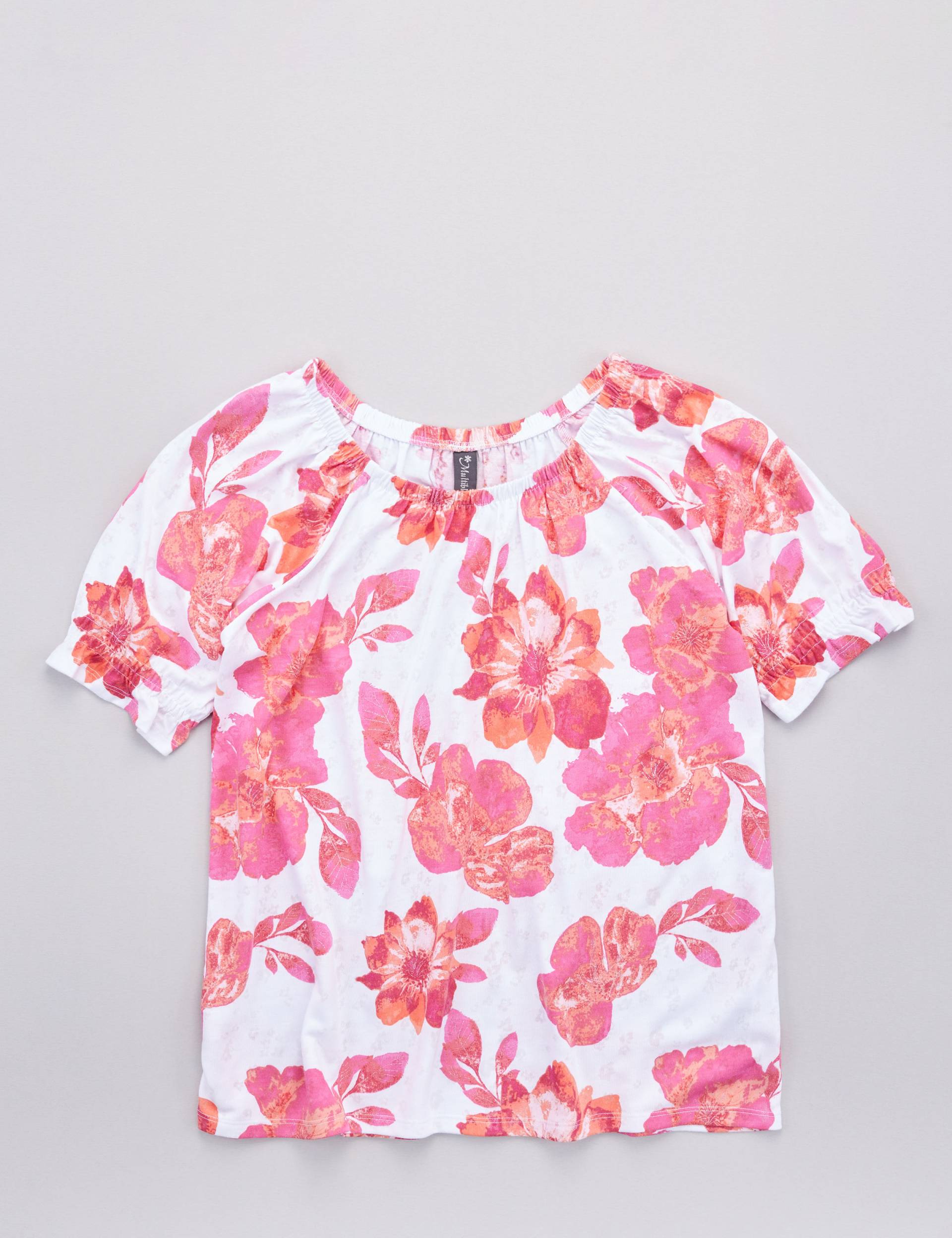 Carmen-Shirt, floraler Alloverprint von Jeans Fritz