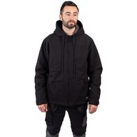 Caterpillar Kapuzen-Sherpa-Fleecejacke für Herren in Schwarz