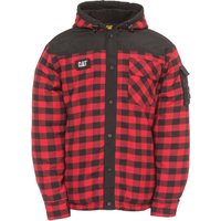 Caterpillar Sequoia Herren Rotes Fleecejacke