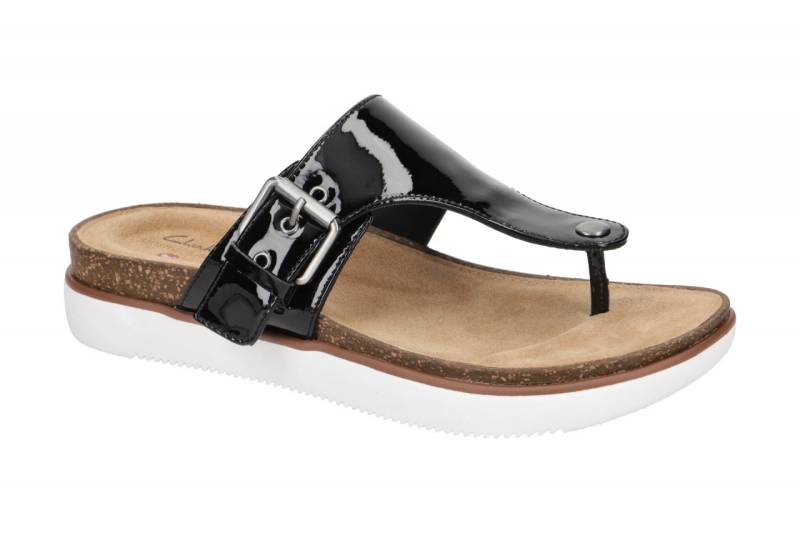 Clarks ELAYNE STEP 26159138 4 schwarz - Pantoletten f?r Damen von Clarks