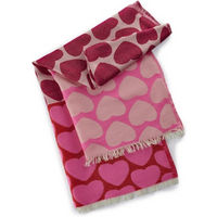 Codello KNITTED SCARF NYLON MIX HEART PATCH 30X190CM