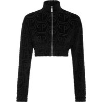 Cropped Tracksuit Jacket Jacquard Monogram