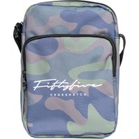 Crosshatch - Herren Umhängetasche "Demilare", Tarnmuster (Grün)