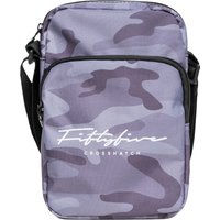 Crosshatch - Herren Umhängetasche "Demilare", Tarnmuster (Schwarz)