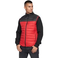 Crosshatch - "Presnell" Weste Hoch geschnitten für Herren (Rot)