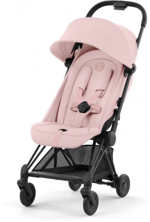 Cybex Buggy Coya Matt Black Peach Pink (Cybex Platinum)