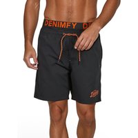 DENIMFY Badehose Herren Lang Badeshorts Doppelter Bund DFNeo von DENIMFY
