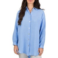 DENIMFY Bluse Damen DFMathilda Oversize Fit Musselin Bluse Hemd von DENIMFY