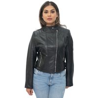 Damen-Bikerjacke aus Leder – Celaya