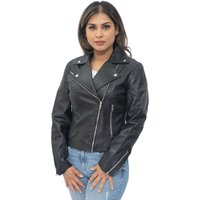 Damen-Bikerjacke aus Leder – Sansibar