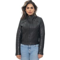 Damen-Leder-Bikerjacke-Konya
