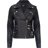 Damen Leder Brando Bikerjacke-Loddon