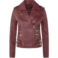 Damen Leder Brando Bikerjacke-Loddon