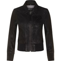 Damen Leder MA-1 Varsity Jacke-Ann Arbor