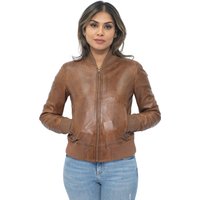 Damen MA-1 Leder Bomberjacke-Abbotsford Damen MA-1 Leder Bomberjacke-Abbotsford
