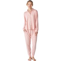 Damen-Pyjama mit bedrucktem Langarmshirt aus Modal JJB6