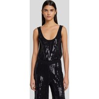 Damen Sequin Knit Jumpsuit