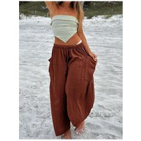 Damen Vollgröße Jogginghose mit Taschen in Übergrößen