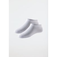 Damensneaker 2er-Pack Organic Cotton weiß - 95/5 35/38 von Schiesser