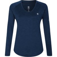 Dare 2B Damen Langarmshirt Discern (Dunkel-Jeansblau)