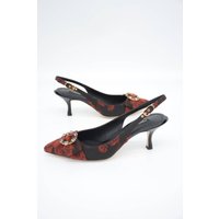 Dolce & Gabbana Damen Juwel Slingback Schuhe