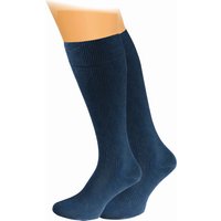 Dreierpack Vital-Stützkniestrümpfe, Marine, Grösse 1, Mit Wolle Dreierpack Vital-Stützkniestrümpfe, Marine, Grösse 1, Mit Wolle
