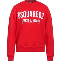 Dsquared2 - Rotes Sweatshirt mit Rundhalsausschnitt und Ceresio-Logo