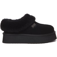 EVER AU Damen Leder Hausschuhe - Topknot