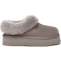 EVER AU Damen Leder Hausschuhe - Topknot