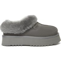 EVER AU Damen Leder Hausschuhe - Topknot