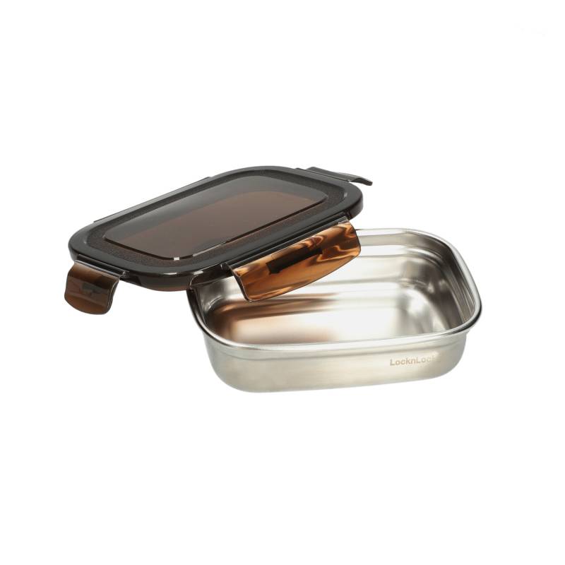 Edelstahldose LocknLock L 22,5 x B 16 x H 8,5 cm (mit Deckel). 1,9 l. 337 g.