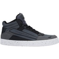 EA7 Emporio Armani Sneaker aus einem Leder-Mix mit gemusterter Sohle von EA7 Emporio Armani